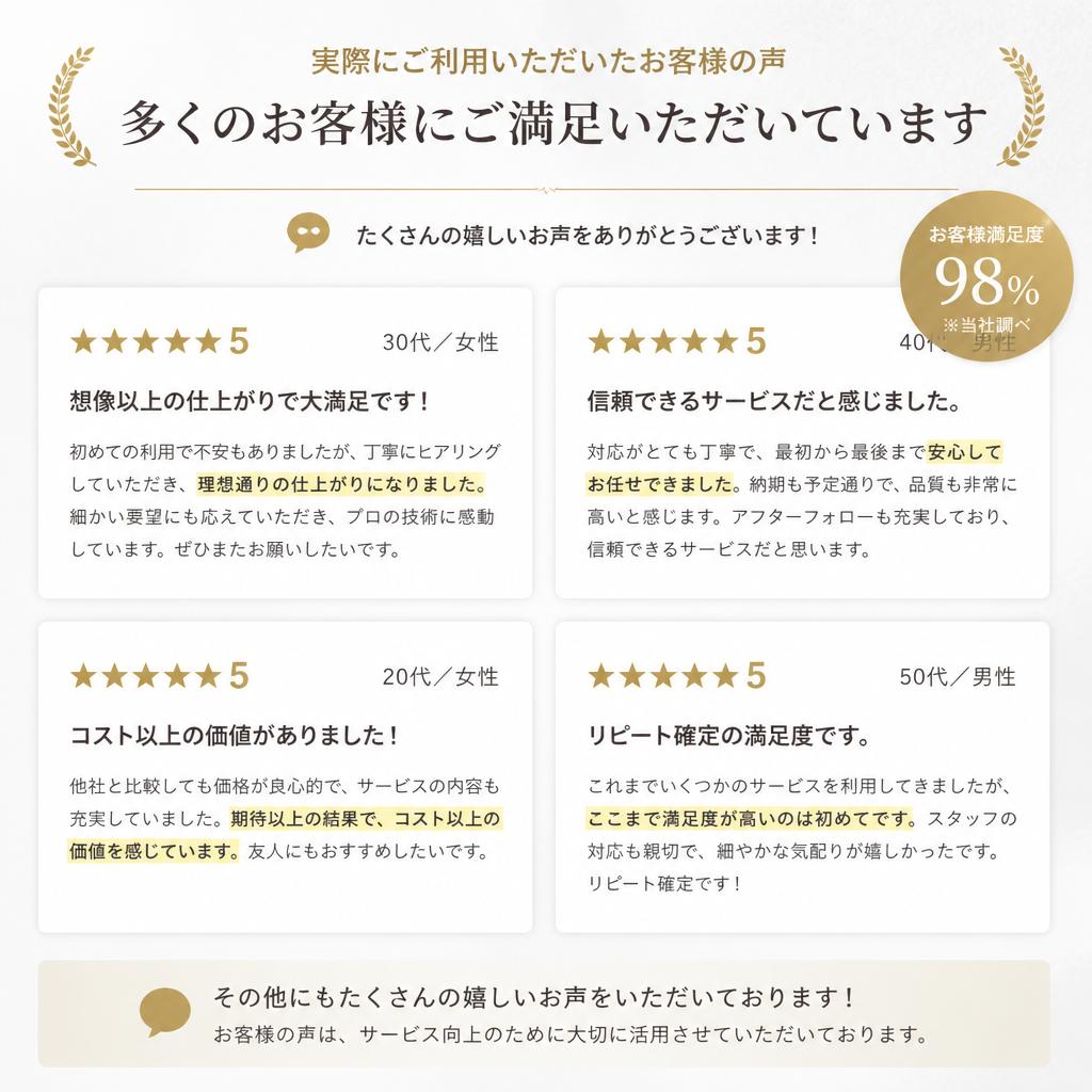 お客様の声