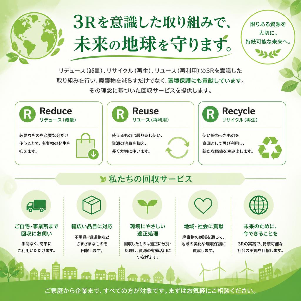 独自の3Rに基づく取り組み