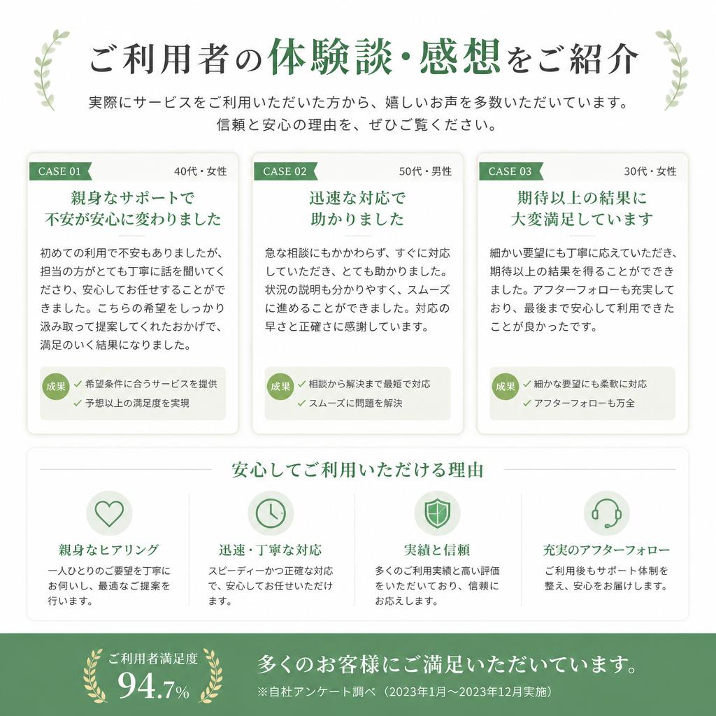 お客様の声