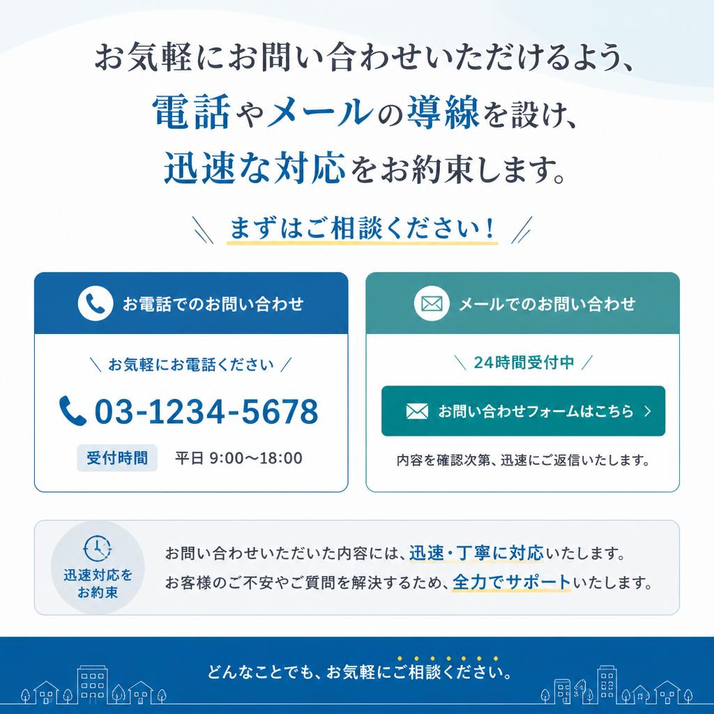 今すぐ問い合わせ！