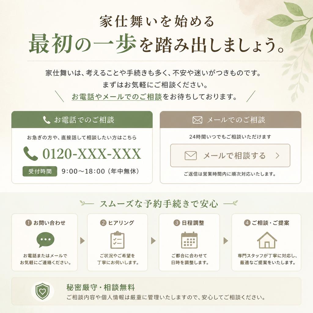 今すぐお問い合わせを！