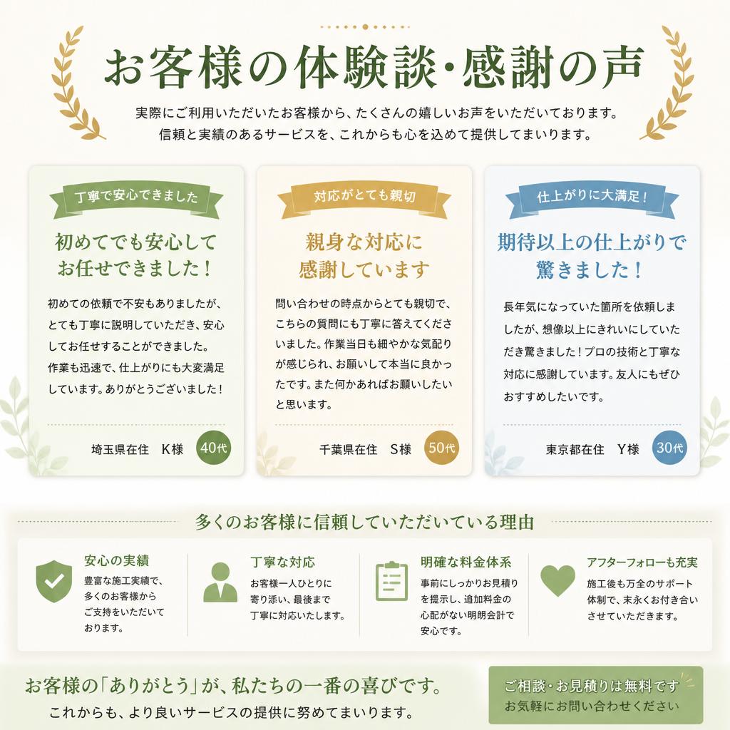 お客様の声