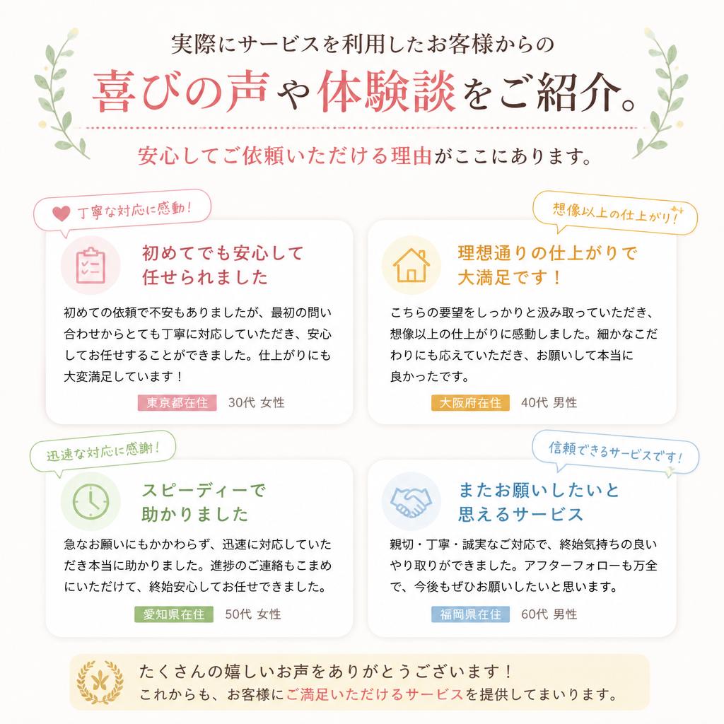 5. お客様の声