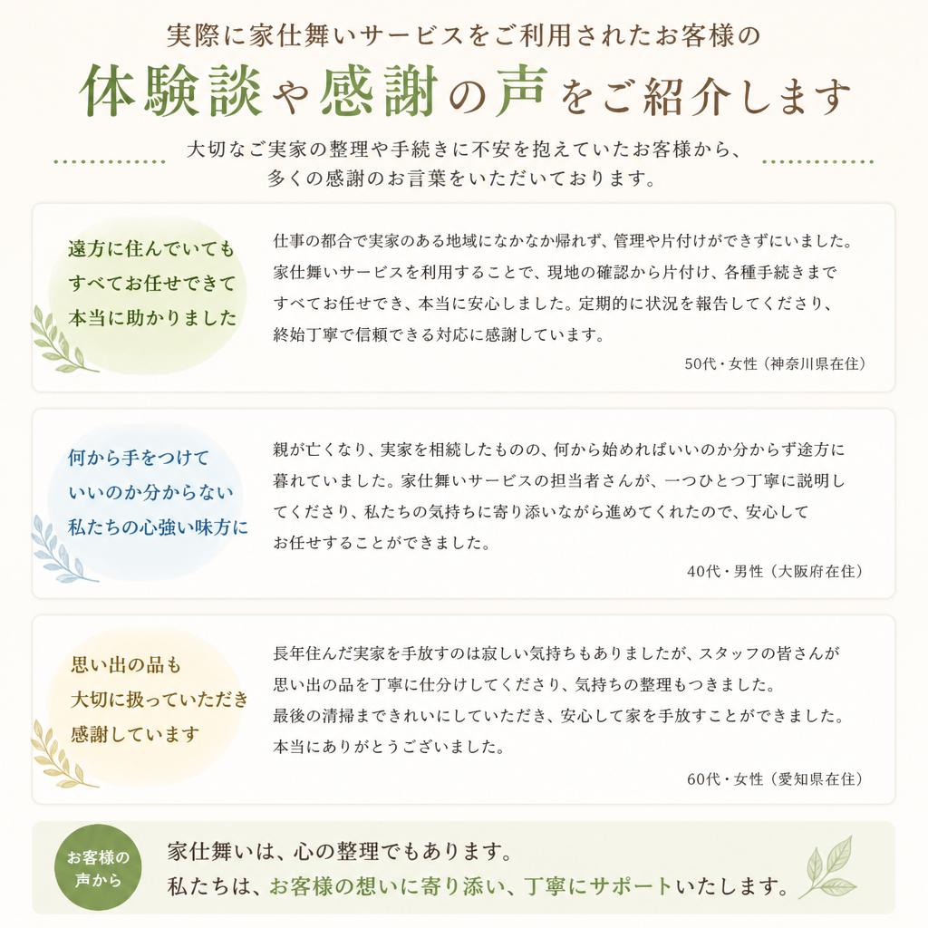 お客様の声