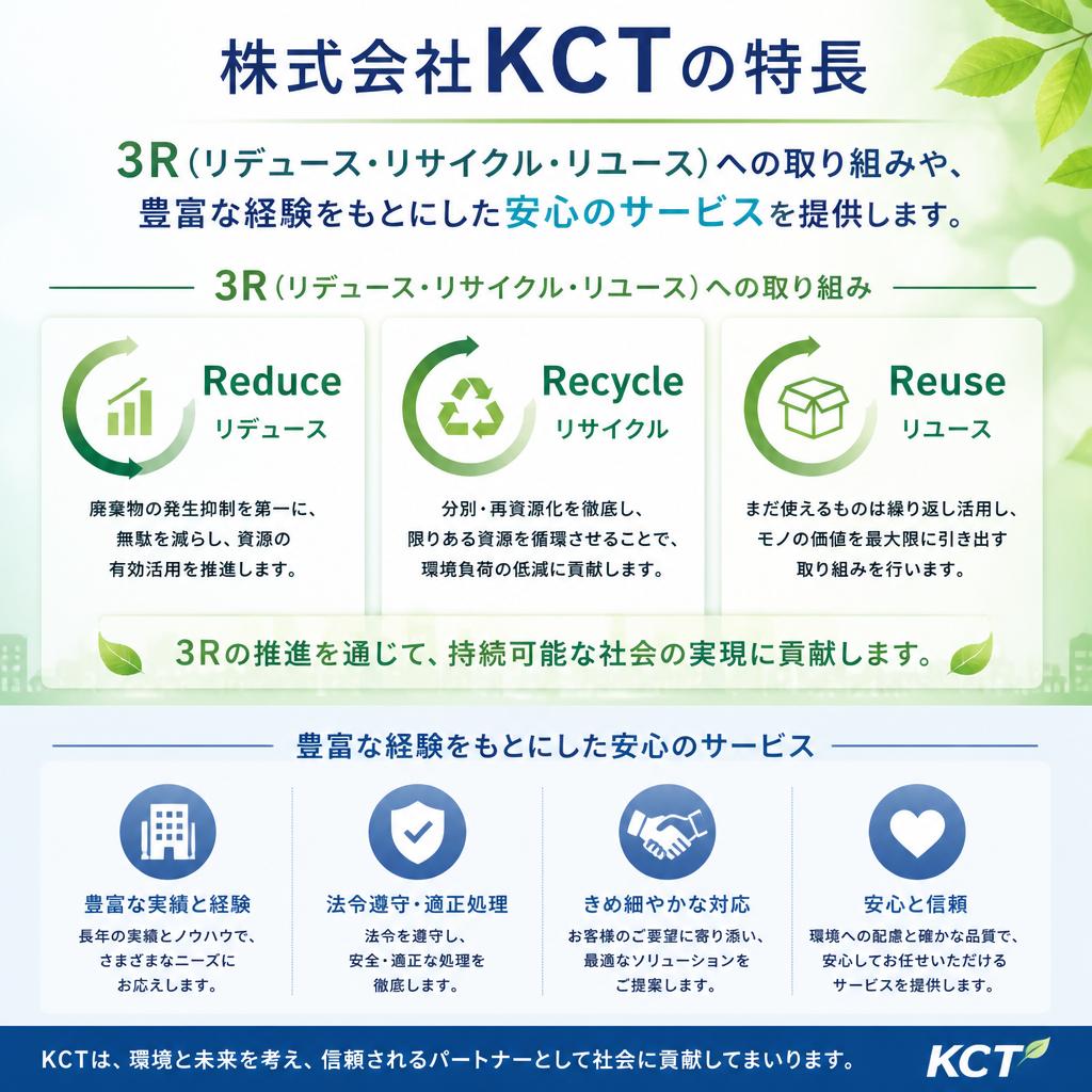 私たちKCTの特長