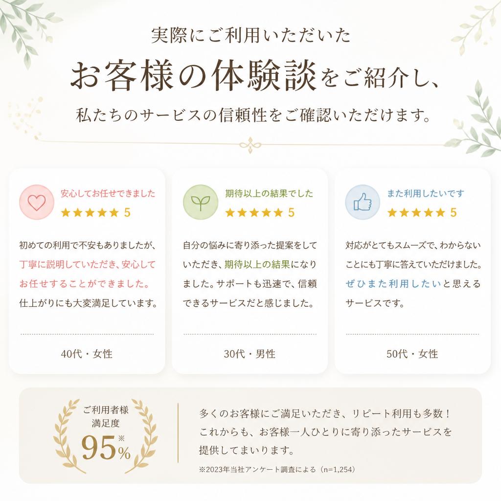 お客様の声