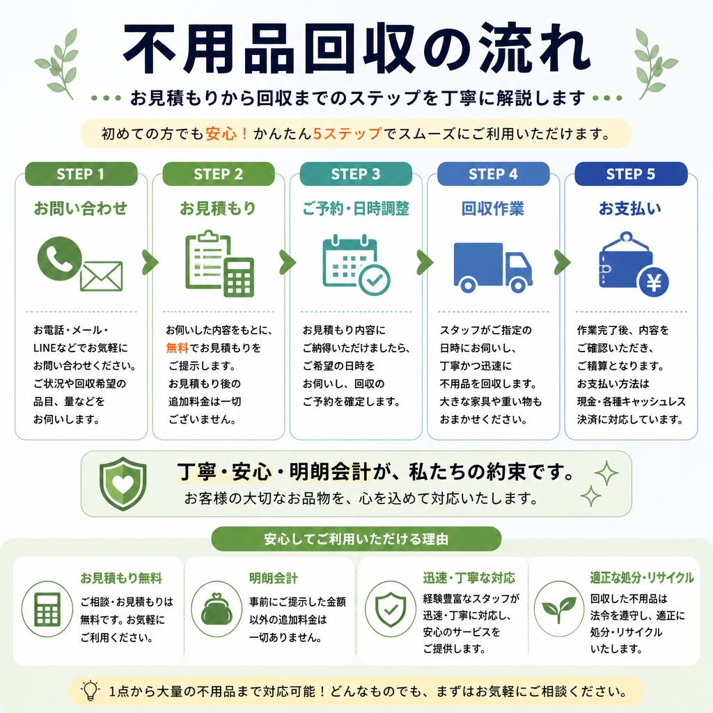 サービスの流れ