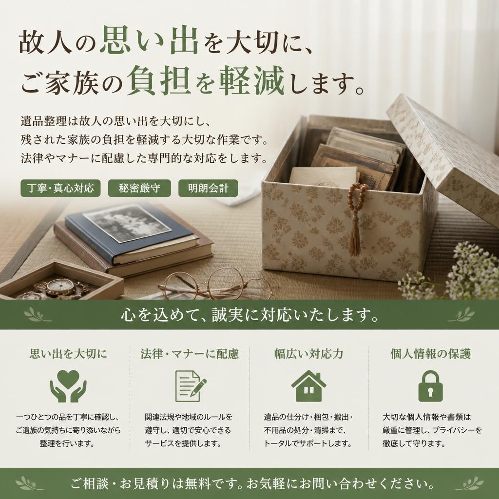 遺品整理の重要性
