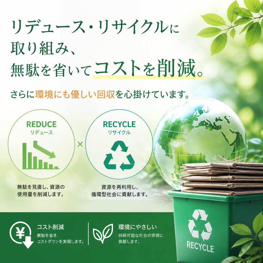 コスト削減と環境保護を両立
