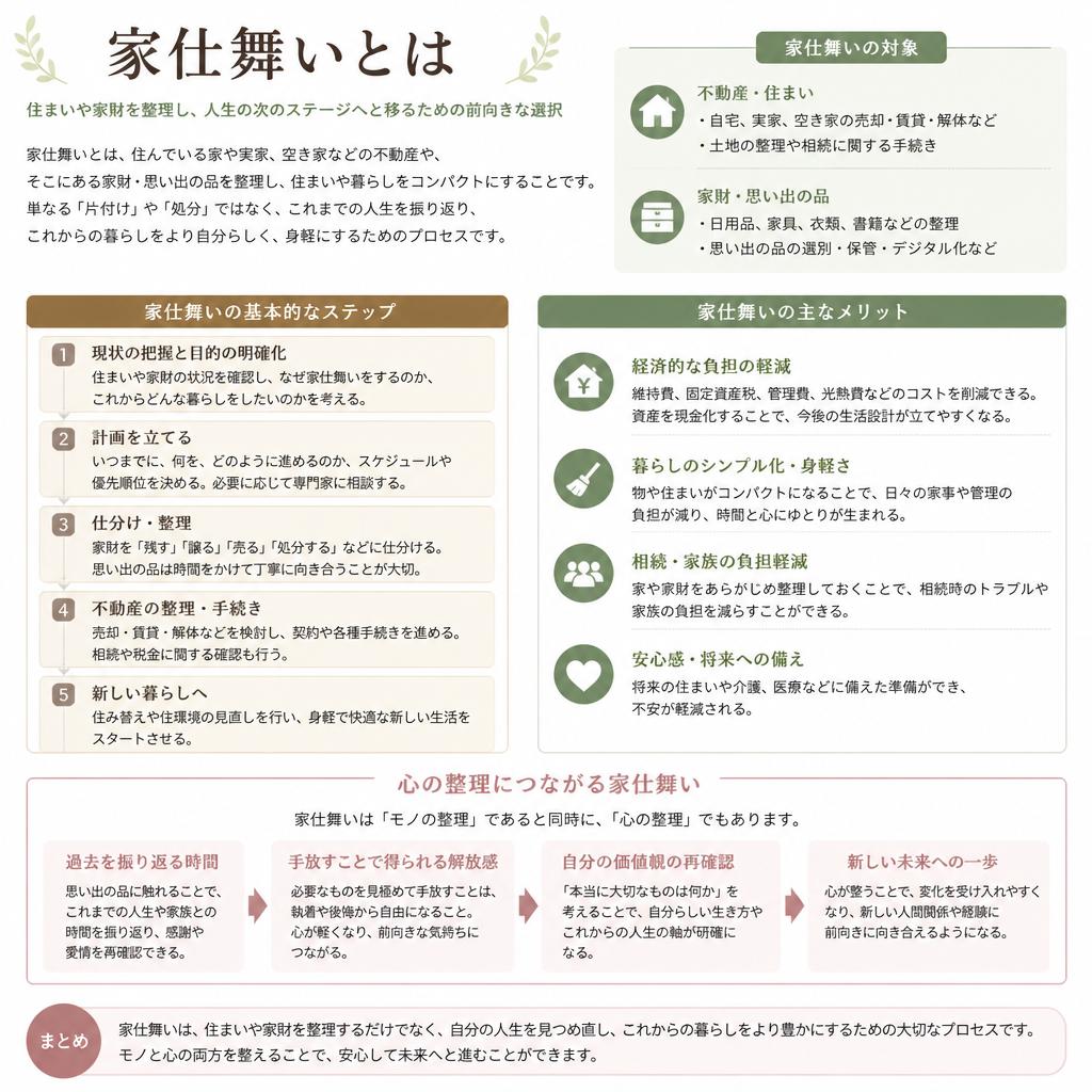 家仕舞いとは？