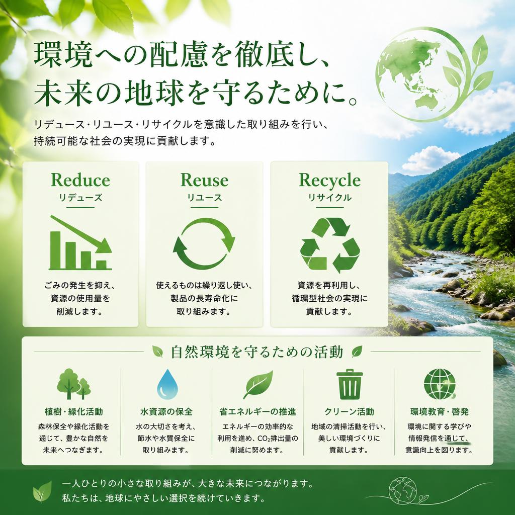 環境への配慮