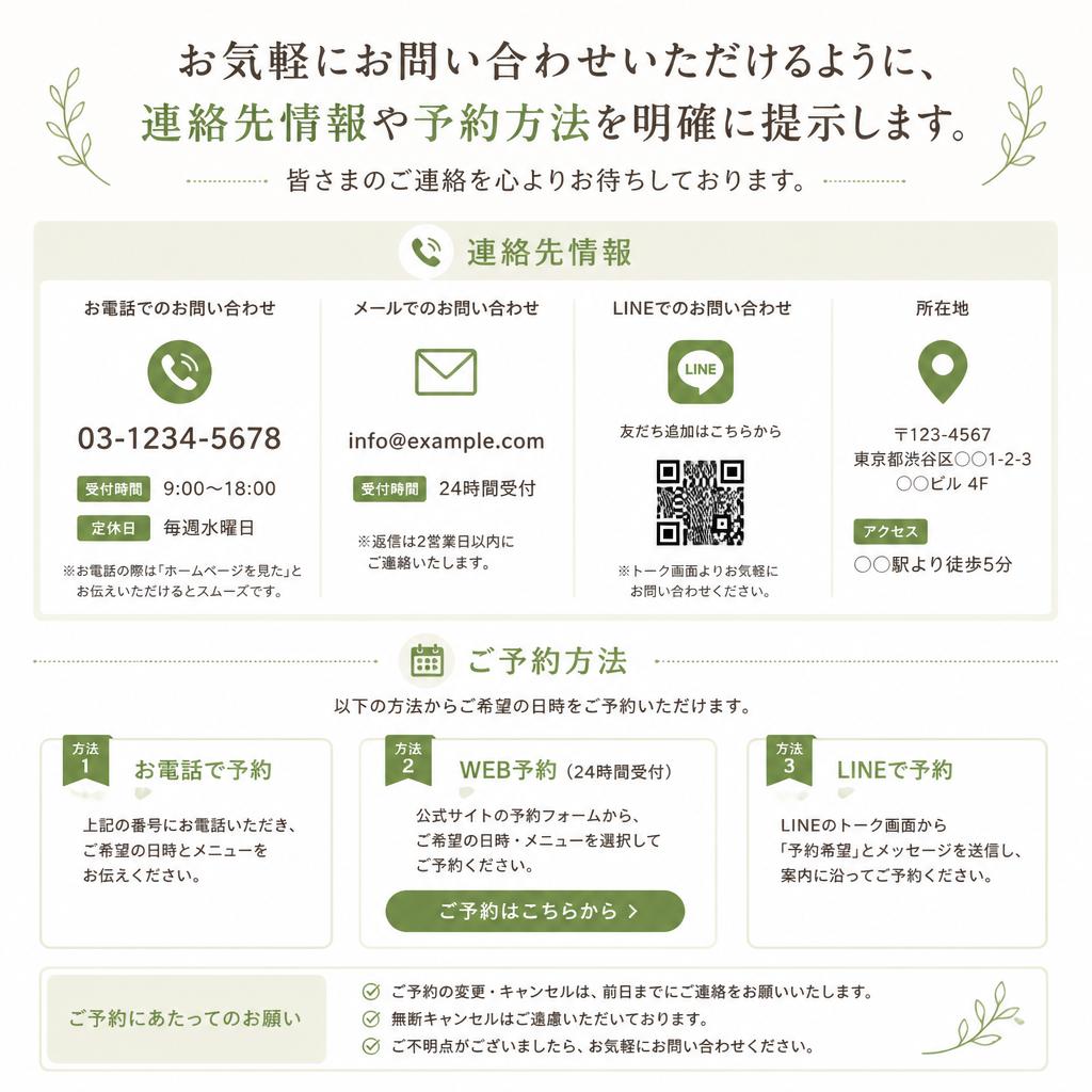 今すぐお問い合わせを！