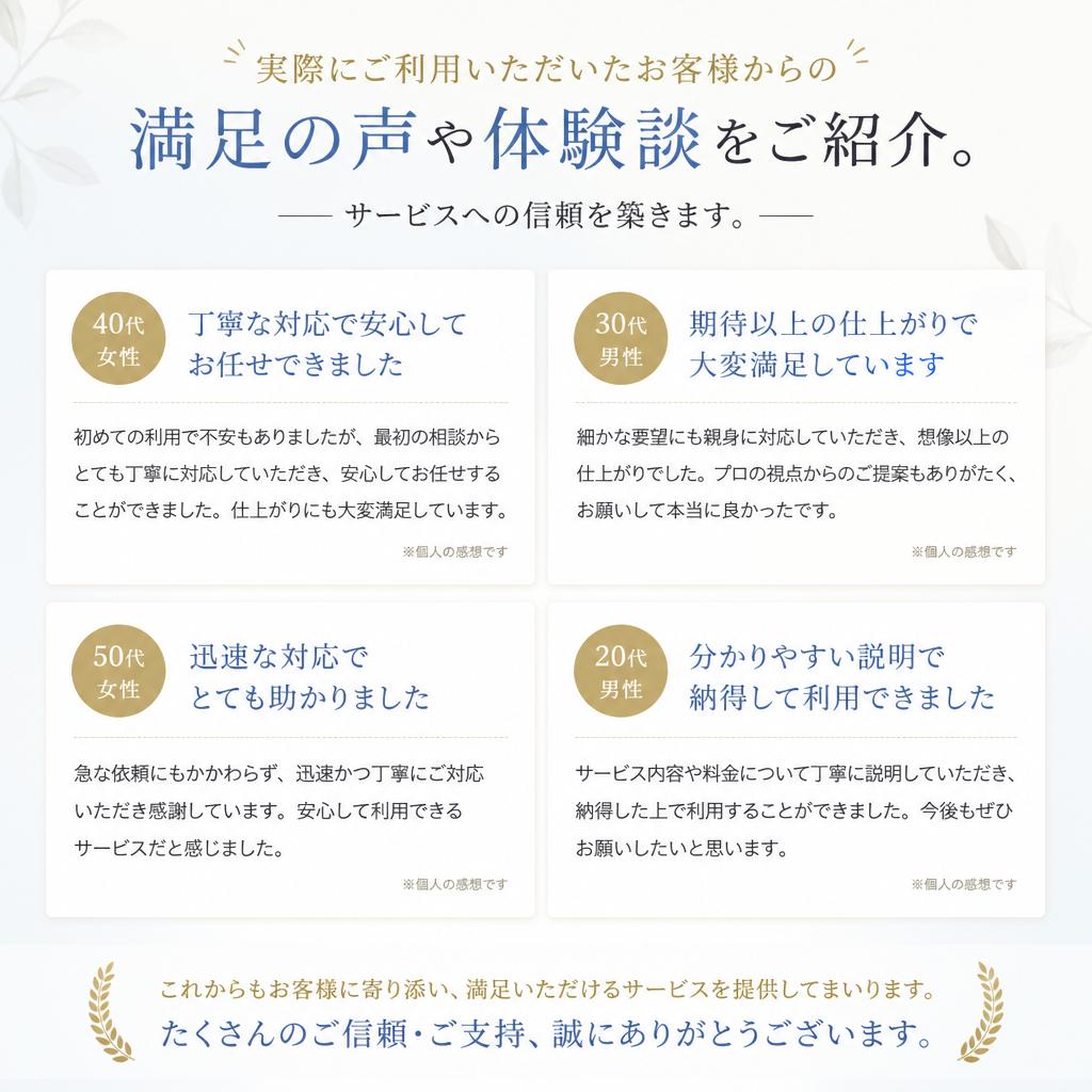 お客様の声