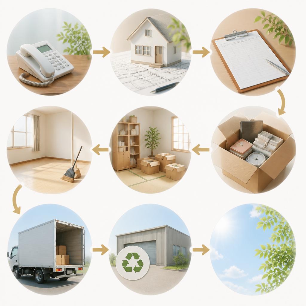 遺品整理の流れ：スムーズで安心なサービス提供