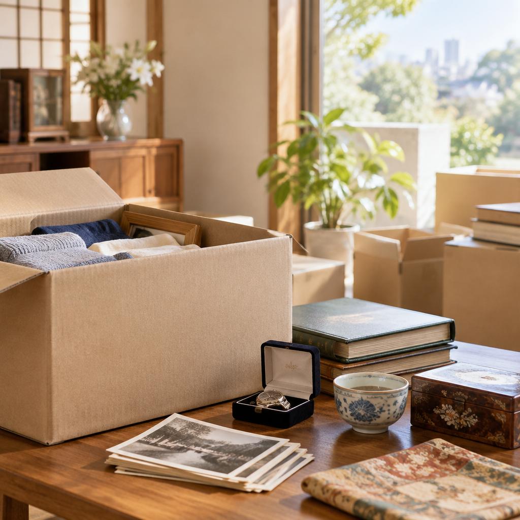 想いを大切に、遺品整理を丁寧に。さいたま市を中心に、仕分けから回収・買取まで心を込めてサポートします。