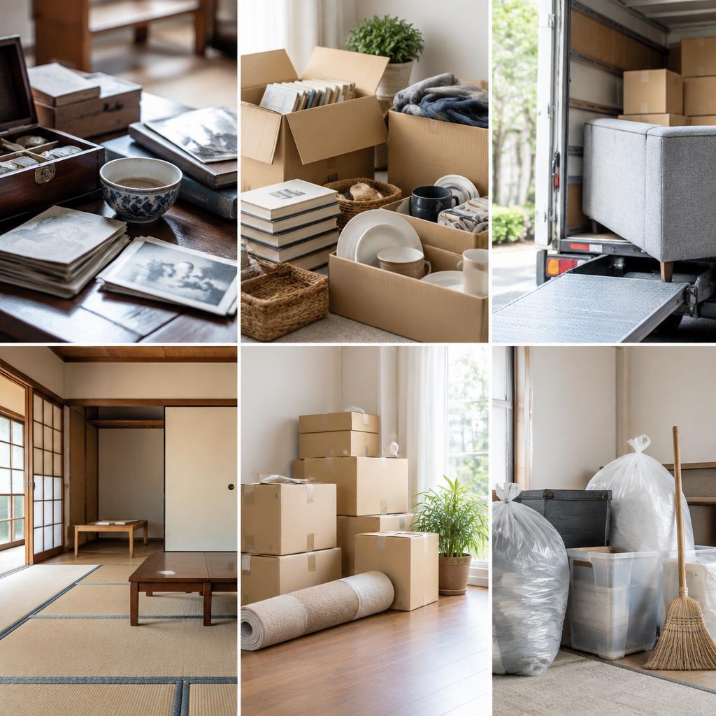遺品整理から家全体の片付けまで、まとめてお任せ