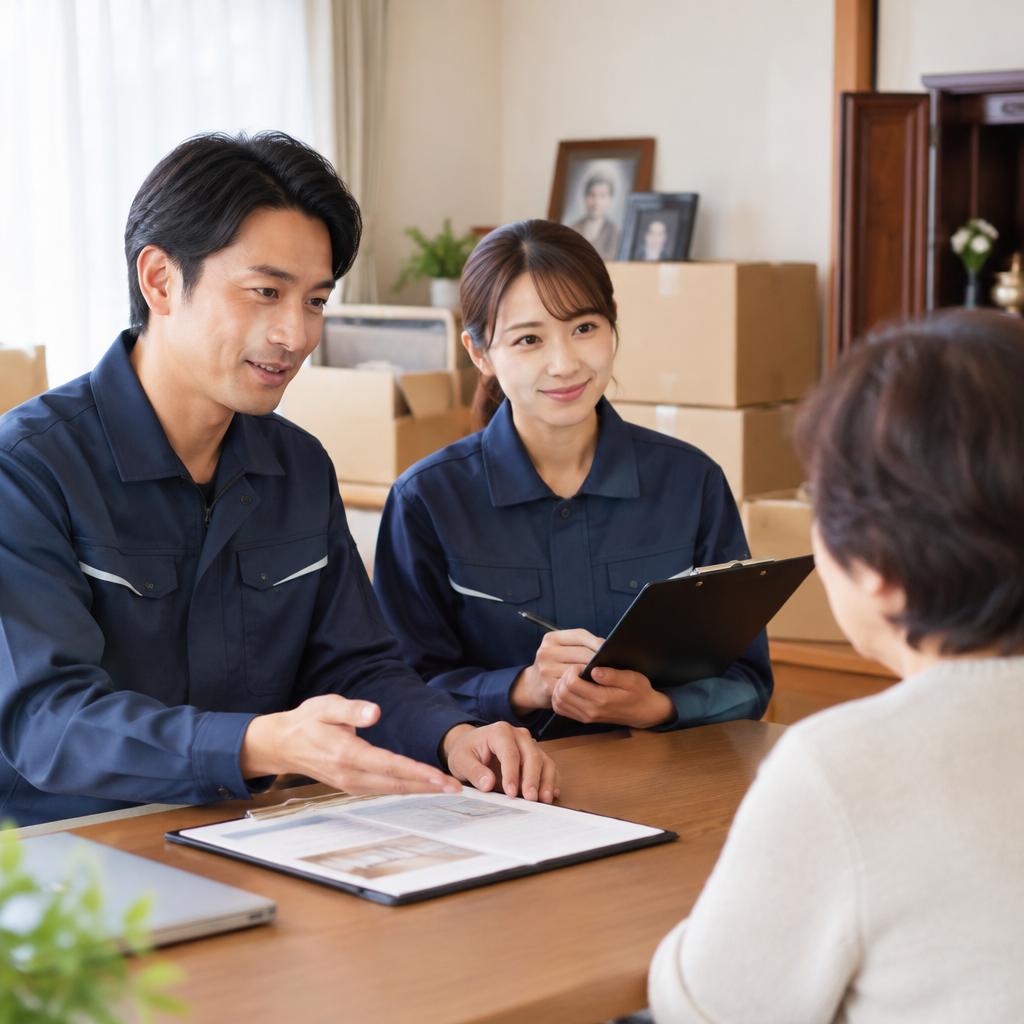 経験豊富なスタッフが、気持ちに寄り添って丁寧に整理