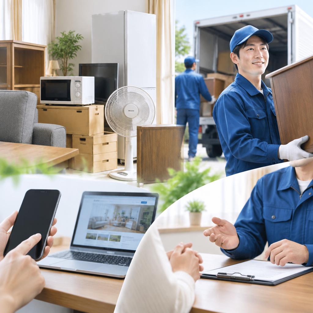 不要品の整理、まずは無料見積もりから