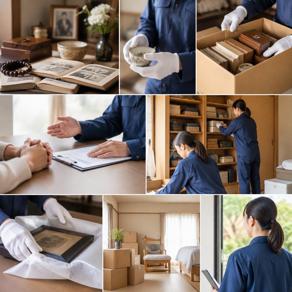 遺品整理士在籍。初めての家仕舞いも丁寧にサポート