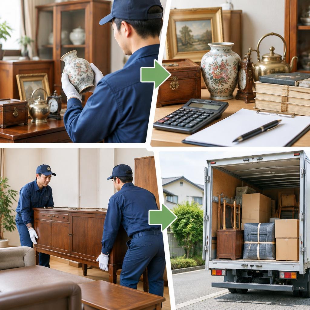 価値ある品は見極めて買取。出張から運搬までお任せ