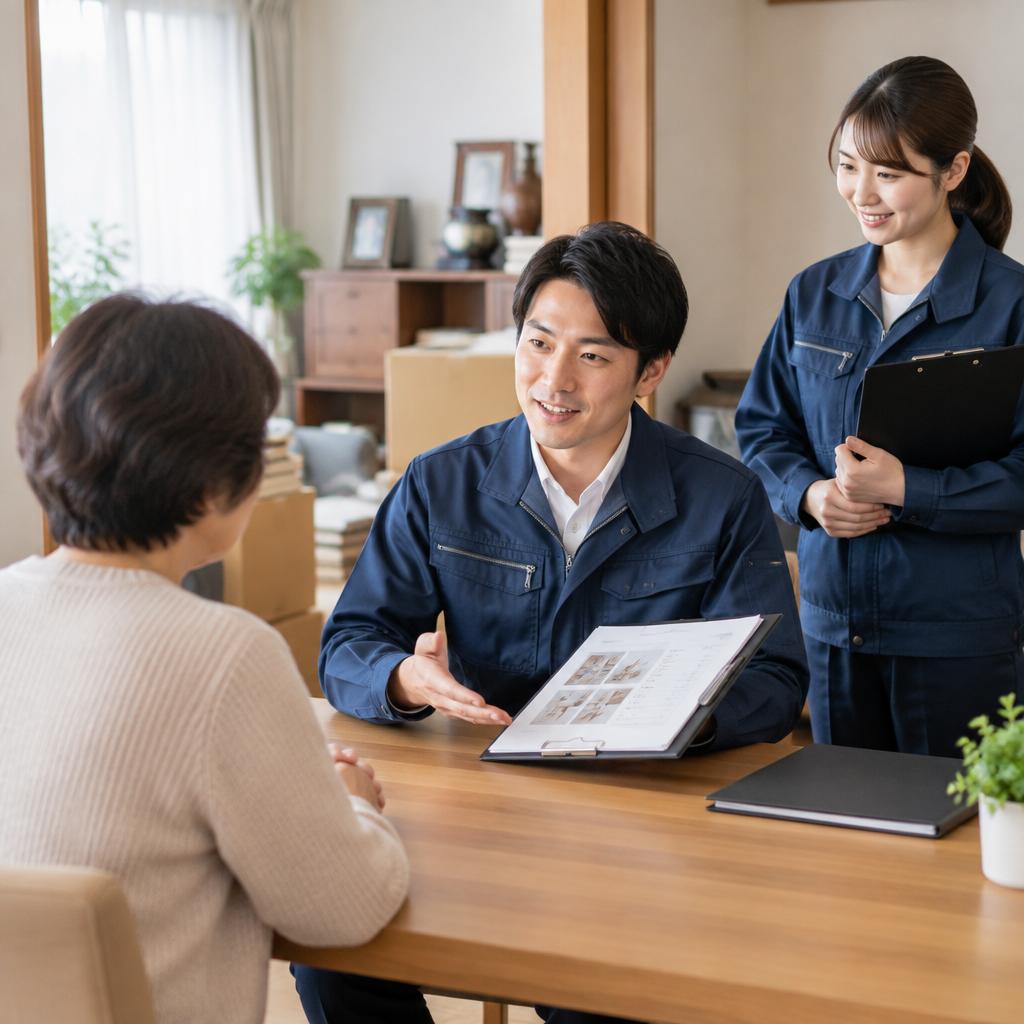 初めてでも安心。説明から作業まで、誠実に